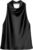 Women’s Satin Tank Top Backless Halter Neck Camisole Elegant Draped Front Loose Fit Sexy Summer Tops