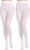 Paralinda 2 Pairs Women’s Solid Color Tights 80D, Soft Opaque Microfiber Tights