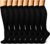 CHARMKING Compression Socks for Women & Men Circulation (8 Pairs) 15-20 mmHg Best Calf Socks Support for Athletic Cycling