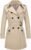 FARVALUE Women’s Double Breasted Trench Coat Water Resistant Windbreaker Classic Belted Lapel Overcoat