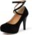Mostrin Fashion Vintage Womens Small Bowtie Platform Pumps Ladies Sexy High Heeled Shoes