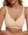 Womens Wireless Bras Push Up Bralette Supportive Everyday Bras Seamless Full Coverage Comfort T-Shirt Bra