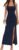 MEROKEETY Women’s Wedding Guest Dress Summer Sleeveless Halter Backless Slit Ruched Beach Cocktail Formal Maxi Dresses