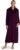 Miss Elaine Women’s Long Fleece Robe, Long Sleeves and Zipper Front Closure, Collared Neck with Side Pockets
