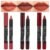 evpct 3Pcs Dark Red Lip Liner Pencil Set, Deep Ruby Red Matte Lipstick Long Lasting for Women, Lipstick and Lip Liner Crayon Set, Lipliner Pencil, Magic Lipsticks 24 Hours Original 10&11&18