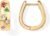 PAVOI 14K Gold Plated 925 Sterling Silver Posts Chunky Huggie Earrings for Women | Multi-Colored Cubic Zirconia Statement Hoop Earrings