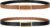 SANSTHS Skinny Reversible Belts for Women, Two-in-one Women Thin Belt for Dresses Jeans Pants with Gold Buckle