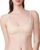 Organic Cotton Bra for Women, Wireless Scoop Neck T-Shirt Bra, Seamless Padded Bra for Small Breasted Women