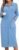 Viakeo Fleece Robes For Women Zipper Nightgown Long Bathrobe Lightweight Housecoat With Pockets S-3XL