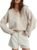 UNCLECAT Women’s Striped Checkered Sweater 2025 V Neck Fall Sweaters Casual Knit Trendy Pullover Tops