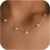 Mothers Day Gifts – Dainty Silver Gold Necklaces for Women Cute Station Choker Simulated Diamond Necklace Simple Layering CZ Necklace Trendy Jewelry Gifts