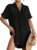 Bsubseach Women Swimsuit Coverup Shirt Dress Button Down Bathing Suit Cover Up Beach Vacation Outfits