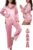 WJing Yi Jia 4Pcs Womens Silk Pajamas Set XS-XXL Satin Pajama Sets for women Silky Pj Set Sleepwear Pjs Nightwear Loungewear