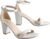 Ankis Heels for Women Open Toe Ankle Strap Chunky Heel Sandals 2.75 Inch