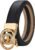 VANANNBA Belt Leather Ratchet women Buckle with Belt Box
