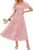 ZESICA Women‘s Summer Boho Floral Midi Dress 2026 Casual Short Sleeve Square Neck Flowy Beach Vacation Long Dress