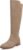 Modatope Knee High Boots Women Flat Rounded Toe Stretchy Boots Side Zipper Dress Tall Boot