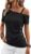 EasyGala Womens Off Shoulder Tops Summer Asymmetrical Shirts Short Sleeve Button Ruched Blouses 2025