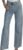 LETSVDO Women’s Rhinestone Jeans Baggy High Waisted Y2k Straight Wide Leg Sparkly Glitter Bling Denim Pants Trousers