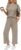 WIHOLL 2 Piece Sets for Women Casual Summer Travel Vacation Outfits Short Sleeve Wide Leg Crop Pants Lounge Sets