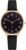 IBSO Women Watches Leather Mesh Strap Round Case Analog Fashion Ladies Wrist Watches