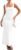 BORIFLORS Women’s Ruched Bodycon Maxi Dress Mesh Sleeveless Square Neck Formal Beach Wedding Guest Cocktail Long Dresses