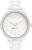 Nine West Women’s Metal Bracelet Watch with Rubberized Coating