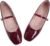 LUXINYU Women’s Slip on Flats,Classy Round Toe Solid Classic Mary Jane Ballet Dance Shoes Soft Comfortable PU Flat Shoes
