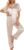 Ekouaer Silk Satin Pajamas Set Women Short Sleeve Sleepwear Soft Button Down Loungewear Pjs Set