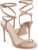 Coutgo Womens Strappy Lace up Heels Sandals Sexy High Heeled Ankle Strap Summer Dress Shoes
