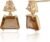 Hypoallergenic Brown Crystal Dangle Earrings for Women – Fashionable Amber Drops Ideal for Sensitive Ears