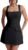 BORIFLORS Women’s Sexy Bodycon Corset Mini A Line Dresses Sleeveless Square Neck Party Short Dress