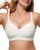 As Fairy Womens Soft Comfortable No Underwire Bras V Neck Seamless Push Up Bralettes Full Coverage Tshirt Brassiere