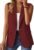 Mina Self 2026 Summer Women’s Sleeveless Vest Tops – Lightweight Breathable Lined Trendy Casual Work Office Blazer – Pockets