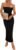 PRETTYGARDEN Women’s Summer Bodycon Maxi Tube Dress Ribbed Strapless Side Slit Long Going Out Casual Elegant Party Dresses