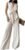 Verdusa Women’s 2 Piece Old Money Clothes Tie Waist Wrap Vest with Dress Pants Clothing Sets