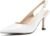 Rilista Women’s Slingback Kitten Heels Closed Pointed Toe Backless Wedding Party Dress Pumps Shoes