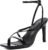 Mostrin Strappy Heels for Women Square Open Toe Lace Up Heeled Sandals Ankle Strap Sexy Stiletto High Heels for Party, Prom, Dating, Wedding