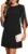 oten Women’s 2026 Flutter Sleeve Cocktail Dress Crew Neck Chiffon Formal Wedding Guest Party Short Dresses