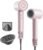 Hair Dryer, 160,000 RPM High-Speed Ionic Blow Dryer with Brushless Motor for Fast Drying, 500 Million Ions Frizz Control, Low Noise Hairdryer with Magnetic Diffuser & Nozzle for Curly Hair Home Travel