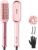 Ufree Hair Straightener Brush, Double Row Negative Ion Hot Comb for Women, 9 Temps Fast Heating 430°F LED Display, Anti Frizz, Works on Natural Curly Thick Hair, Dual Voltage Travel Ready