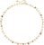 MTMY Beaded Necklaces for Women 14K Gold Plated Dainty Colorful Green/Rose Beaded Pearl Choker Necklace Delicate Boho Choker Necklace Jewelry Gift