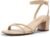 DREAM PAIRS Women’s Chunky Strappy Heels Square Open Toe Ankle Buckle Low Heels Sandals for Daily Wedding Party Dress