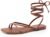 DREAM PAIRS Womens Strappy Flat Sandals – Comfortable Lace Up Gladiator Dressy Sandals, Square Toe Tie Up Walking Sandal, Summer Wrap Up Vocation Sandal Mermaid Shoes