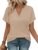 WIHOLL Womens Blouses Spring Tops Short Sleeve Shirts Dressy Casual Summer Vacation Fashion Clothing 2026