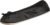 isotoner Women’s Classic Stretch Satin Ballerina Slippers with Bow Tie and Leather Sole, Black, 8-9