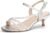 IDIFU Women’s Dressy Strappy 2 Inch Low Kitten Heel Open Toe Sandals Dress Shoes for Woman Lady in Bridal Dance Evening