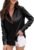 CUNLIN Womens Soft Satin Silk Leopard Button Down Shirts for Women Silky Long Sleeve Work Shirt Dress Blouses Tops