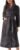 Ekouaer Women’s Robe Long Plush Soft Bathrobe Jacquard Color Block Robes Shawl Collar Sleepwear with Pockets S-XXL