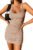 Wenrine Womens Summer Sleeveless Bodycon Dress Crew Neck Ribbed Slim Fit Ruched Casual Tank Mini Dresses